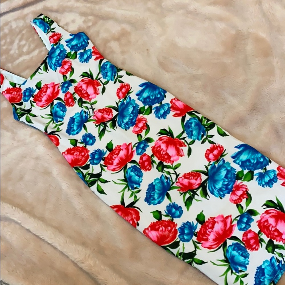 Floral midi dress